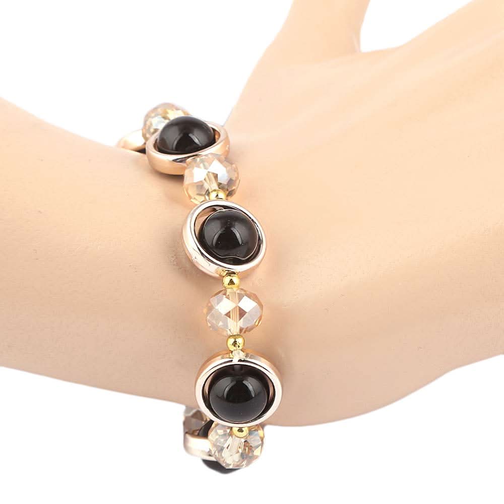 Women's Stone Bracelet - Black - test-store-for-chase-value