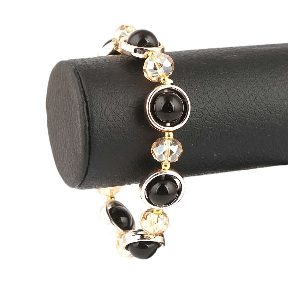 Women's Stone Bracelet - Black - test-store-for-chase-value