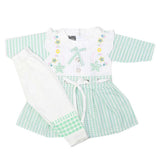 Girls Embroided Full Sleeves Frock - Green, Kids, Girls Frocks, Chase Value, Chase Value