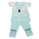 Newborn Girls Half Sleeves Suit - Sky Blue, Kids, Newborn Girls Sets And Suits, Chase Value, Chase Value