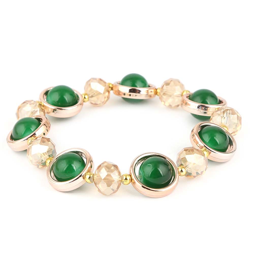 Women's Stone Bracelet - Green - test-store-for-chase-value