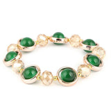 Women's Stone Bracelet - Green - test-store-for-chase-value
