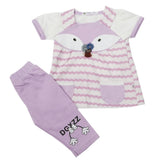 Newborn Girls Half Sleeves Suit - Purple, Kids, Newborn Girls Sets And Suits, Chase Value, Chase Value