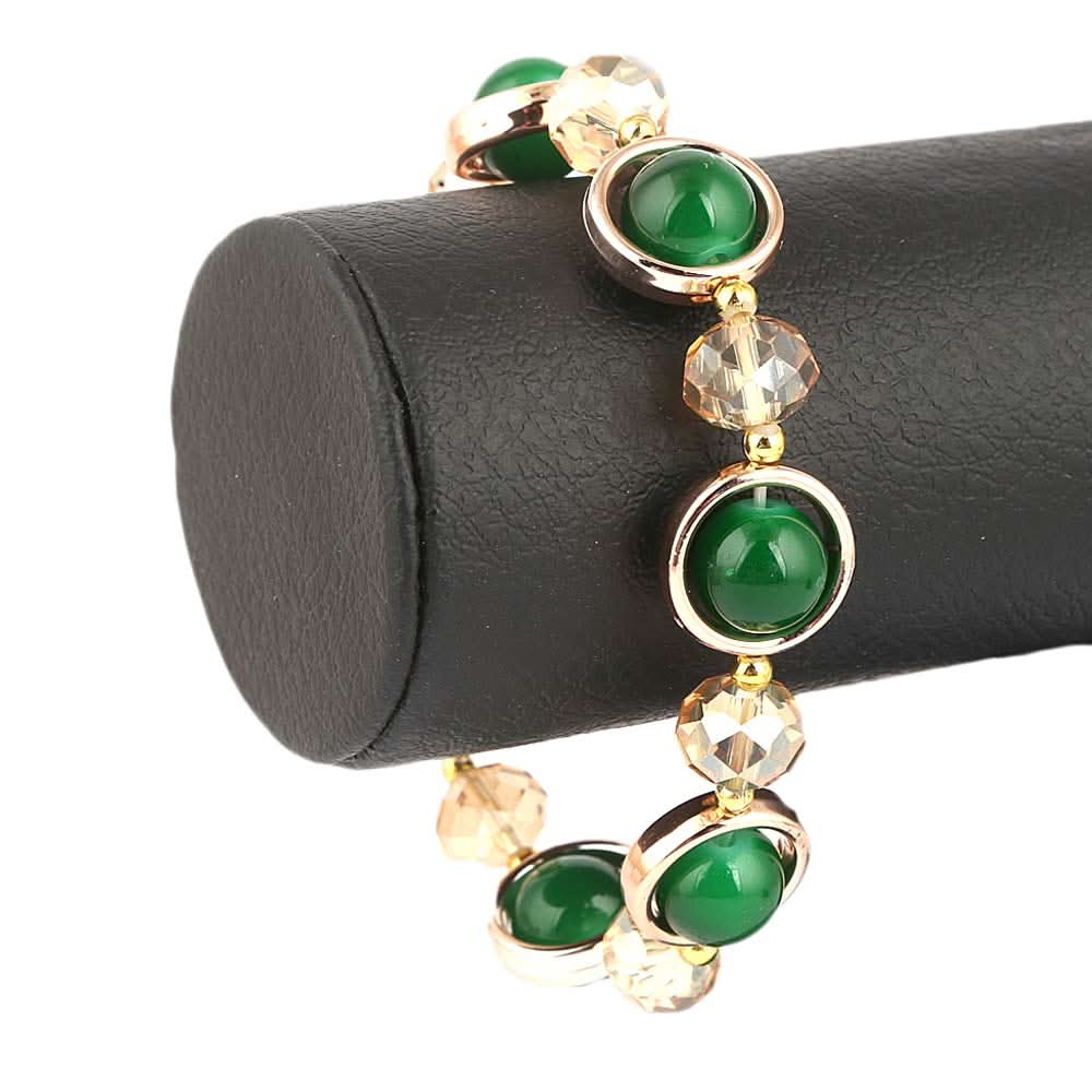 Women's Stone Bracelet - Green - test-store-for-chase-value