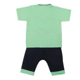 Boys Half Sleeves 2 Pcs Suit - Green, Kids, Boys Sets And Suits, Chase Value, Chase Value