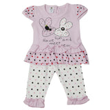 Newborn Girls Half Sleeves Suit - Purple, Kids, Newborn Girls Sets And Suits, Chase Value, Chase Value