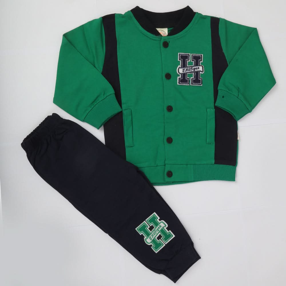 Boys Full Sleeves Suit - Green, Kids, Boys Sets And Suits, Chase Value, Chase Value