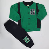 Boys Full Sleeves Suit - Green, Kids, Boys Sets And Suits, Chase Value, Chase Value