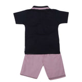 Boys Half Sleeves 2 Pcs Suit - Purple, Kids Clothes, Chase Value, Chase Value