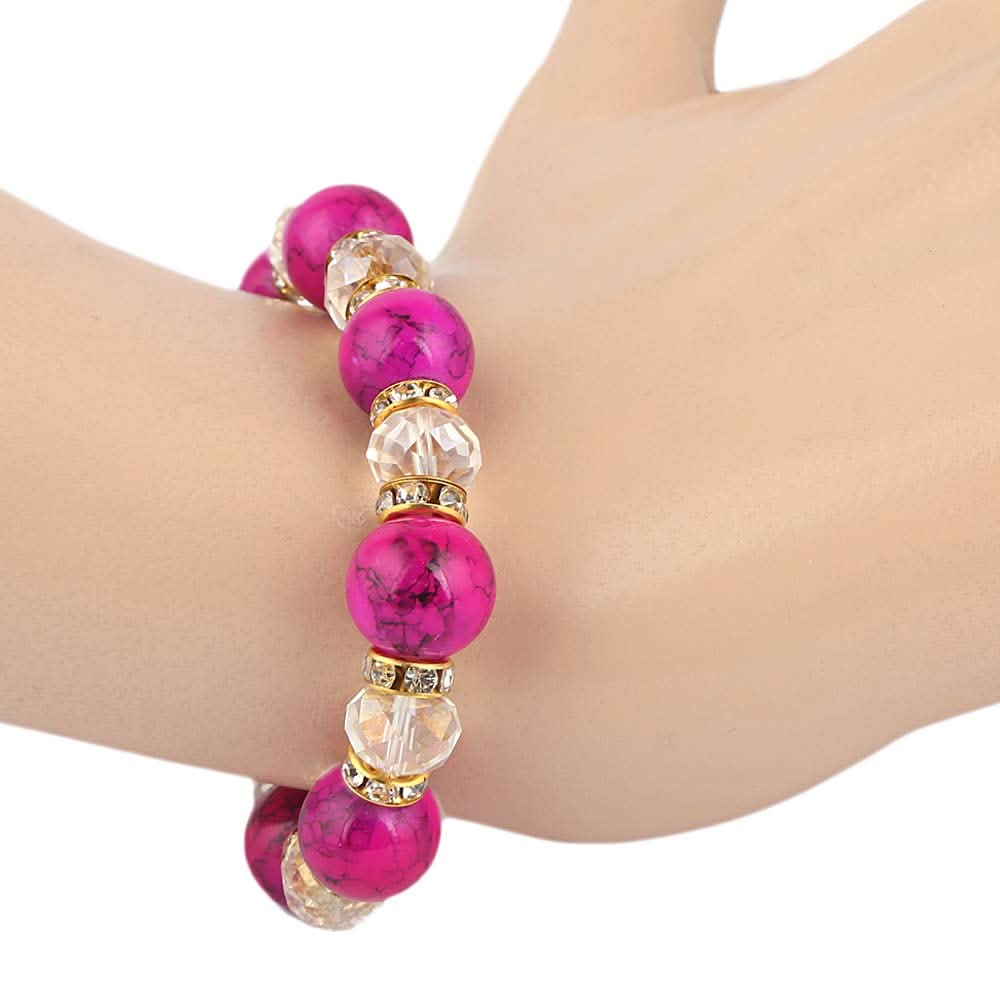 Women's Stone Bracelet - Purple - test-store-for-chase-value