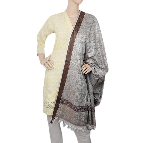 Women's Swift Shawl - Grey & Brown, Women, Shawls And Scarves, Chase Value, Chase Value