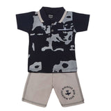 Boys Half Sleeves 2 Pcs Suit - Purple, Kids, Boys Sets And Suits, Chase Value, Chase Value