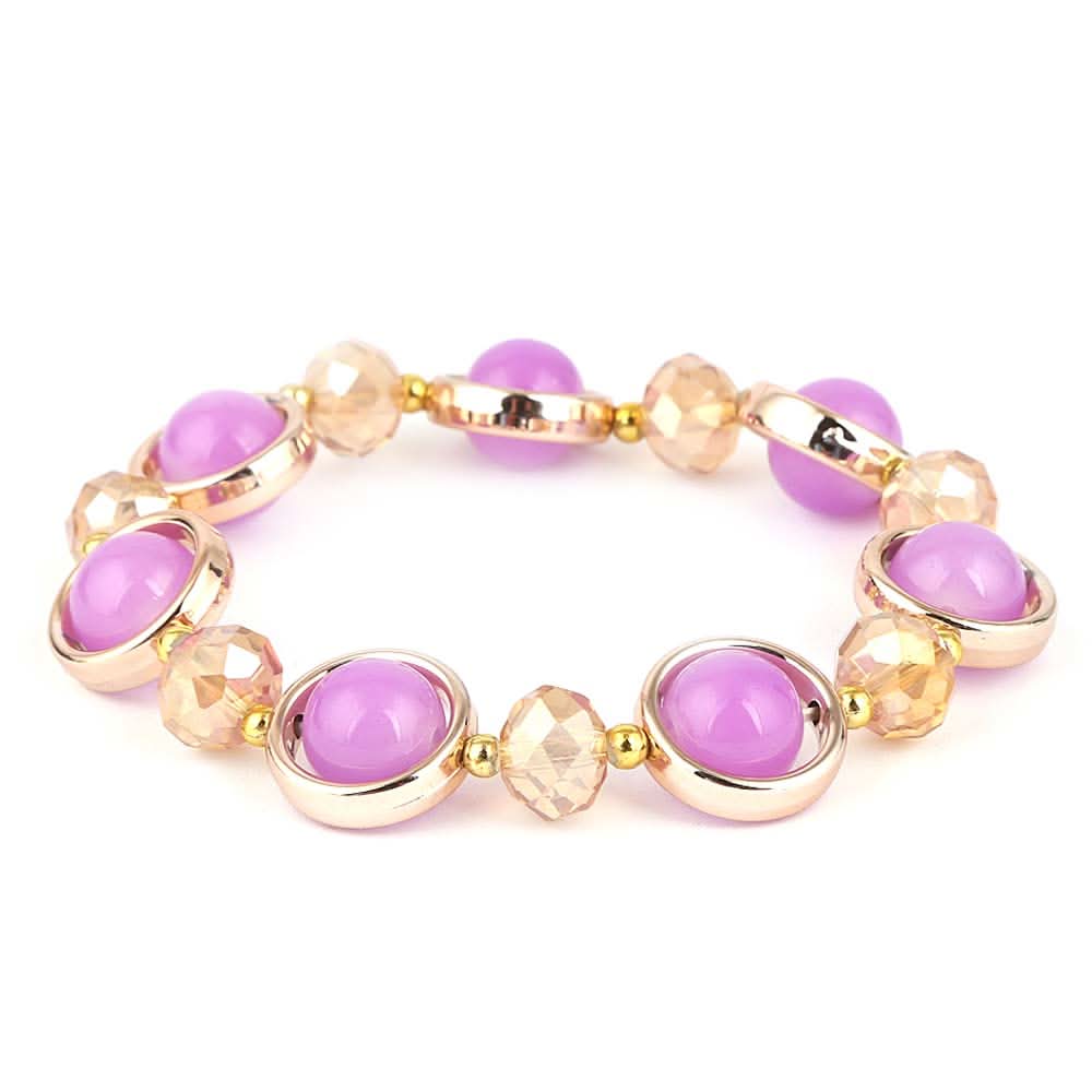 Women's Stone Bracelet - Purple - test-store-for-chase-value