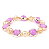Women's Stone Bracelet - Purple - test-store-for-chase-value