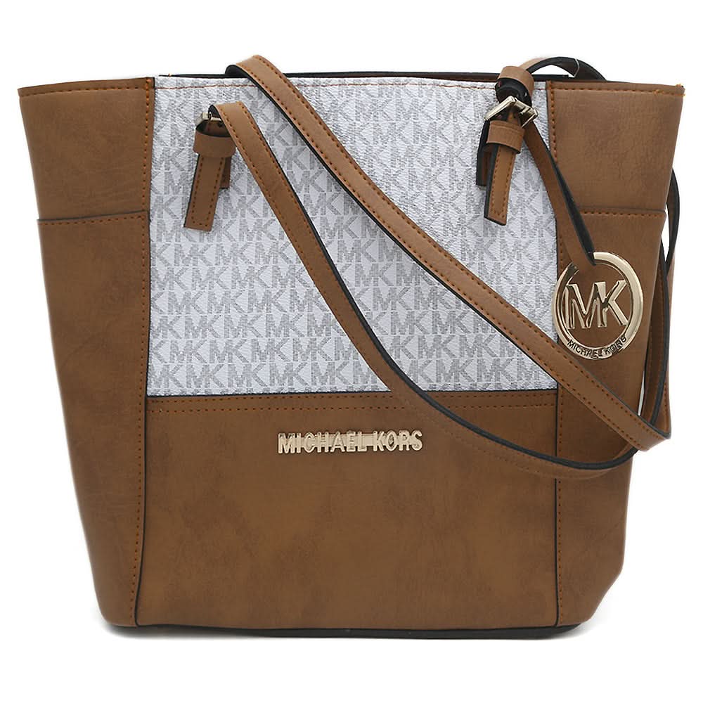 Women's Handbag H-81 - Brown & Grey, Women, Bags, Chase Value, Chase Value