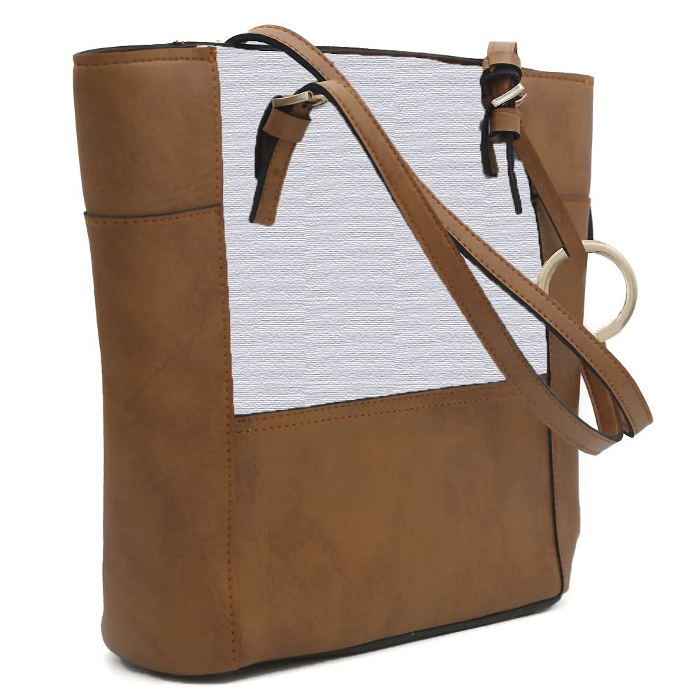 Women's Handbag H-81 - Brown & Grey, Women, Bags, Chase Value, Chase Value