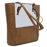 Women's Handbag H-81 - Brown & Grey, Women, Bags, Chase Value, Chase Value