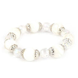 Women's Stone Bracelet - White - test-store-for-chase-value