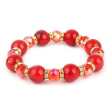 Women's Stone Bracelet - Red - test-store-for-chase-value