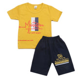 Boys Short Suit - Mustard, Kids, Boys Sets And Suits, Chase Value, Chase Value