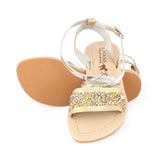 Girls Sandal K-010 - Golden, Kids, Girls Sandals, Chase Value, Chase Value