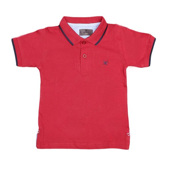 Boys Eminent Half Sleeves T-Shirt - Red, Kids, Boys T-Shirts, Chase Value, Chase Value