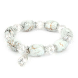 Women's Stone Bracelet - White - test-store-for-chase-value