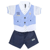 Newborn Boys Suits 2Pcs 42007 - Blue, Kids, NB Boys Sets And Suits, Chase Value, Chase Value