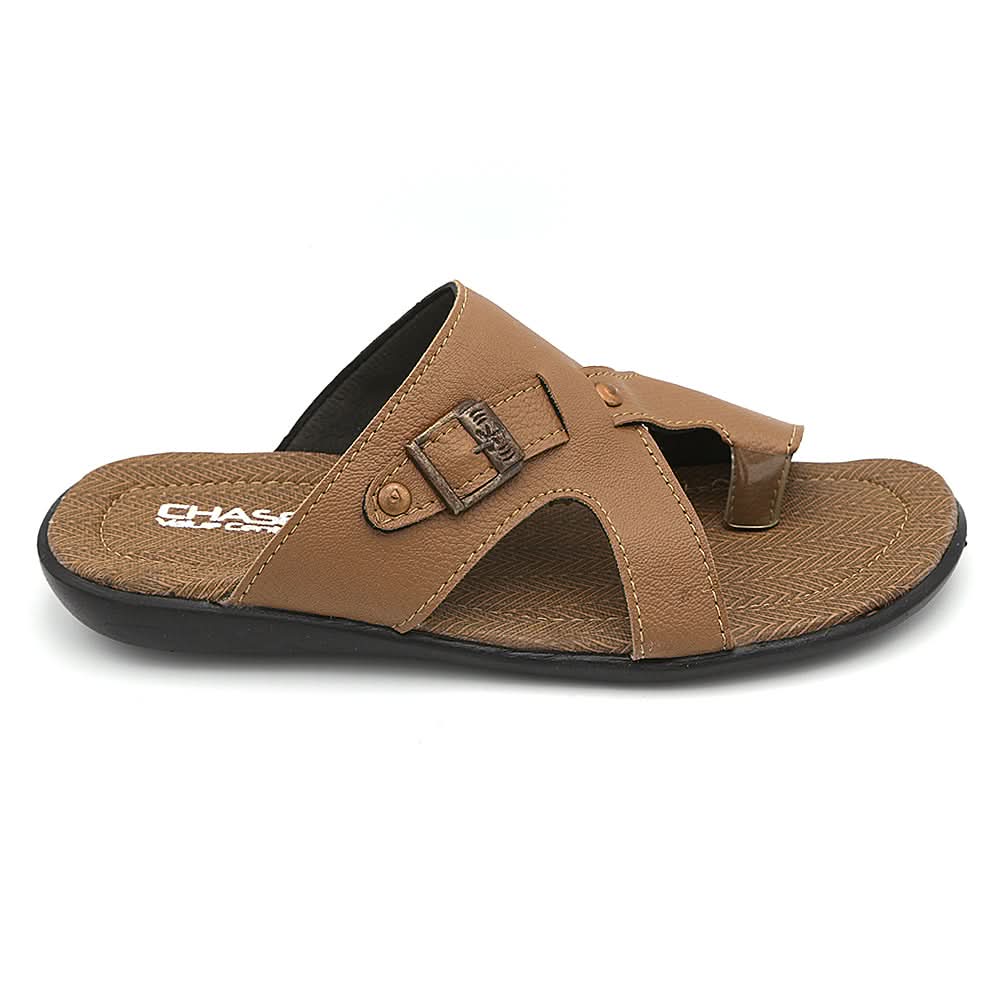 Men's Slipper (A-4) - Brown, Men, Slippers, Chase Value, Chase Value