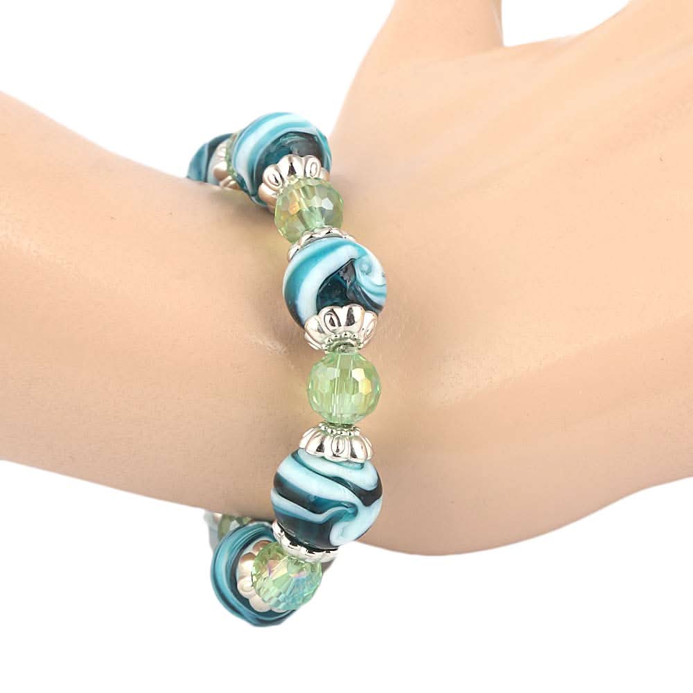 Women's Stone Bracelet - Blue - test-store-for-chase-value