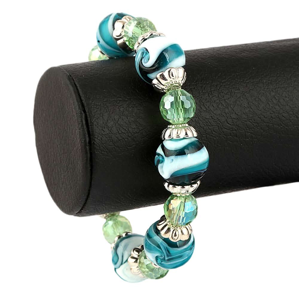 Women's Stone Bracelet - Blue - test-store-for-chase-value