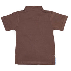 Boys Eminent Sherwani Collar T-Shirt - Coffee, Kids, Boys T-Shirts, Chase Value, Chase Value
