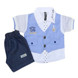 Newborn Boys Suits 2Pcs 42007 - Blue, Kids, NB Boys Sets And Suits, Chase Value, Chase Value