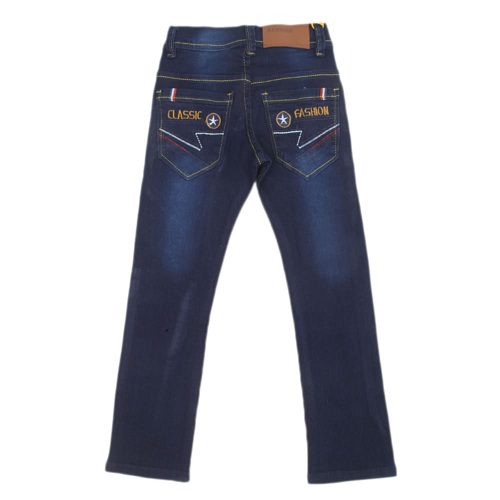 Boys Denim Pant Iz0B - Dark Blue, Kids, Boys Pants, Chase Value, Chase Value
