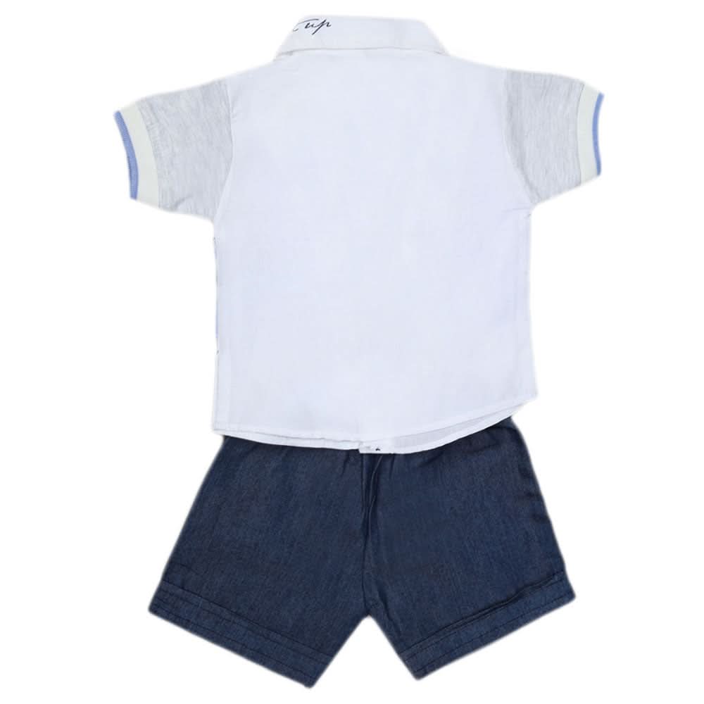 Newborn Boys Suits 2Pcs 42007 - Blue, Kids, NB Boys Sets And Suits, Chase Value, Chase Value
