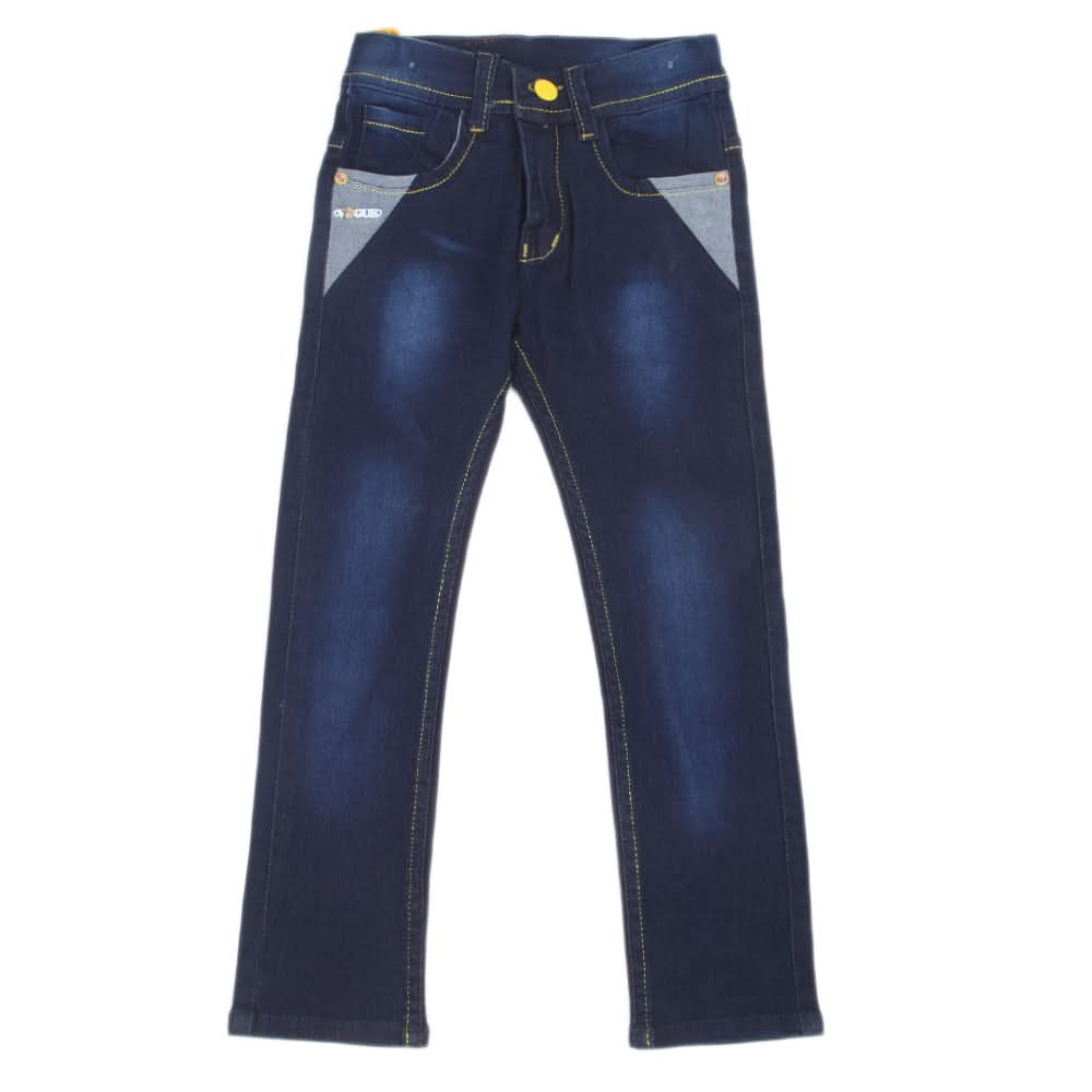 Boys Denim Pant Iz0B - Dark Blue, Kids, Boys Pants, Chase Value, Chase Value