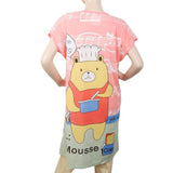 Women's Nightwear Long T-Shirt - Peach, Women, Night Suit, Chase Value, Chase Value