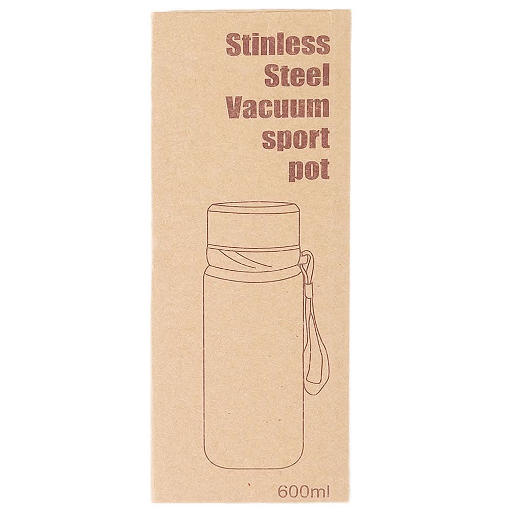 Flask Bottle 600 ML - Black, Home & Lifestyle, Glassware & Drinkware, Chase Value, Chase Value