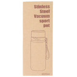 Flask Bottle 600 ML - Black, Home & Lifestyle, Glassware & Drinkware, Chase Value, Chase Value
