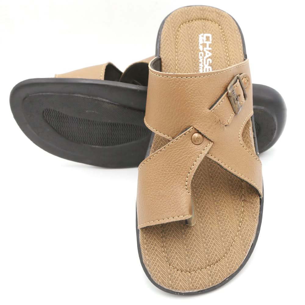 Men's Slipper (A-4) - Brown, Men, Slippers, Chase Value, Chase Value