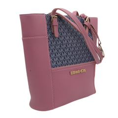 Women's Handbag H-81 - Pink & Navy Blue, Women, Bags, Chase Value, Chase Value