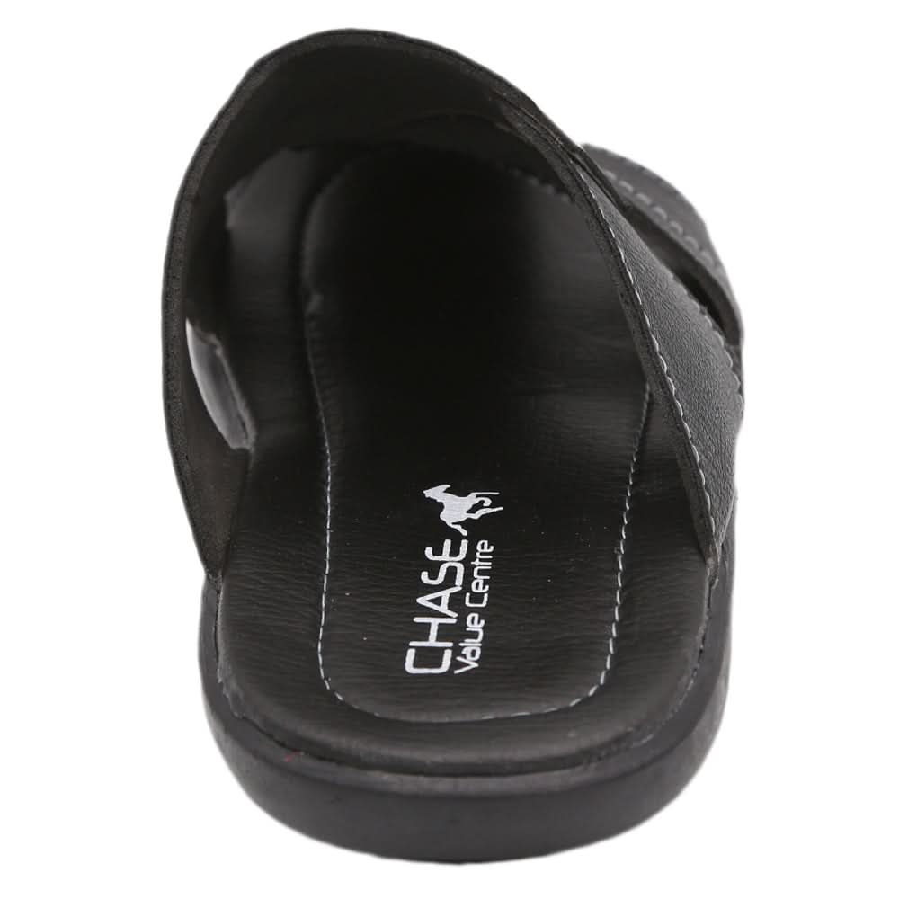 Men's Slipper (A-5) - Black, Men, Slippers, Chase Value, Chase Value