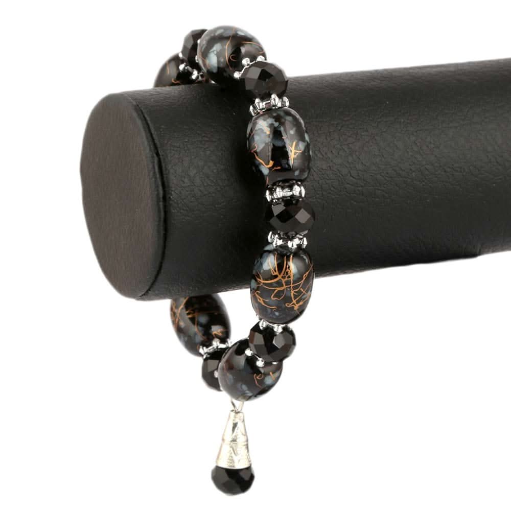 Women's Stone Bracelet - Black - test-store-for-chase-value