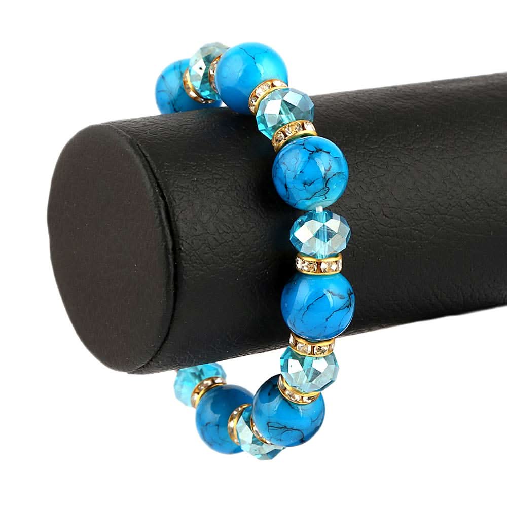 Women's Stone Bracelet - Blue - test-store-for-chase-value