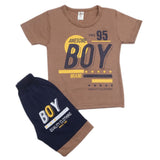 Boys Short Suit - Dark Brown, Kids, Boys Sets And Suits, Chase Value, Chase Value