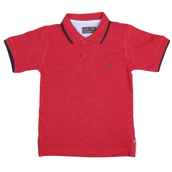 Boys Eminent Half Sleeves T-Shirt - Red, Kids, Boys T-Shirts, Chase Value, Chase Value