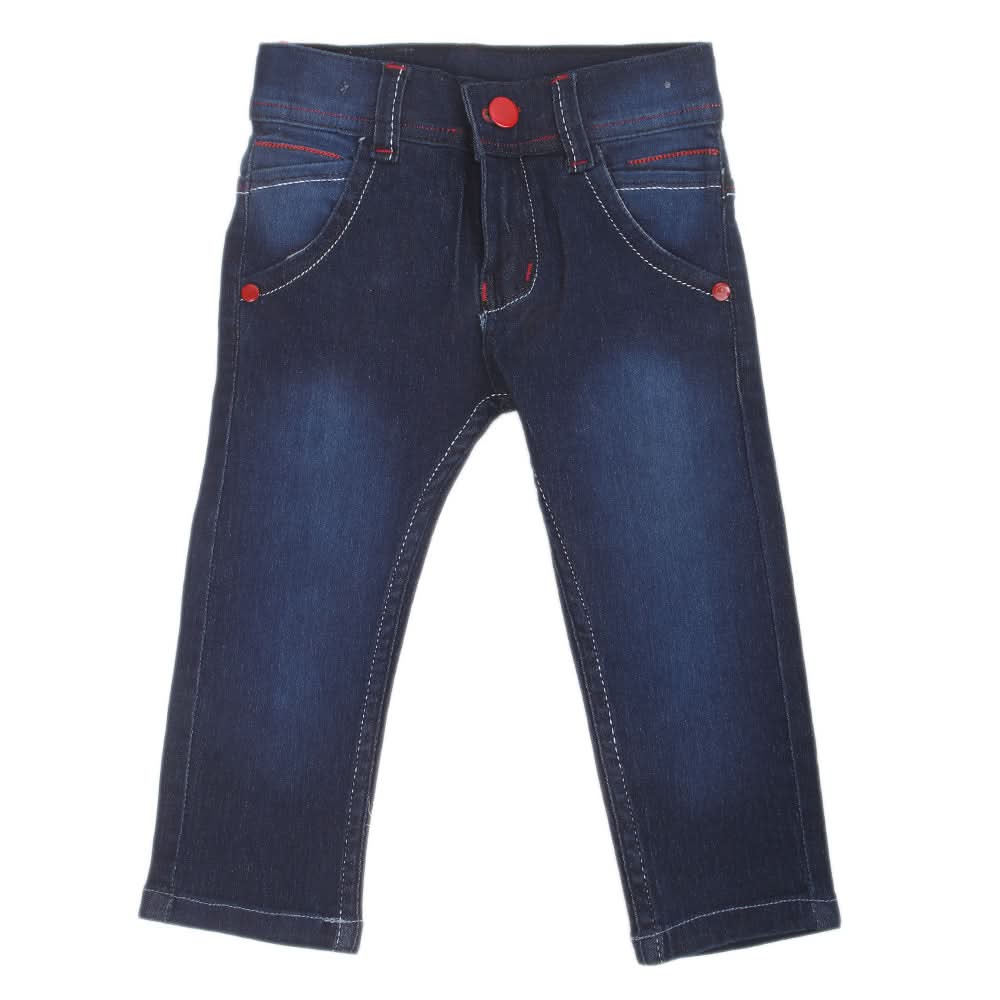 Boys Denim Pant Iz0A - Dark Blue, Kids, Boys Pants, Chase Value, Chase Value