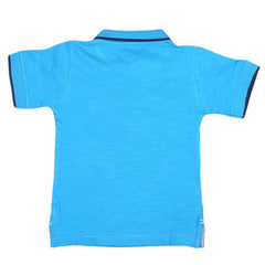 Boys Eminent Half Sleeves T-Shirt - Blue, Kids, Boys T-Shirts, Chase Value, Chase Value