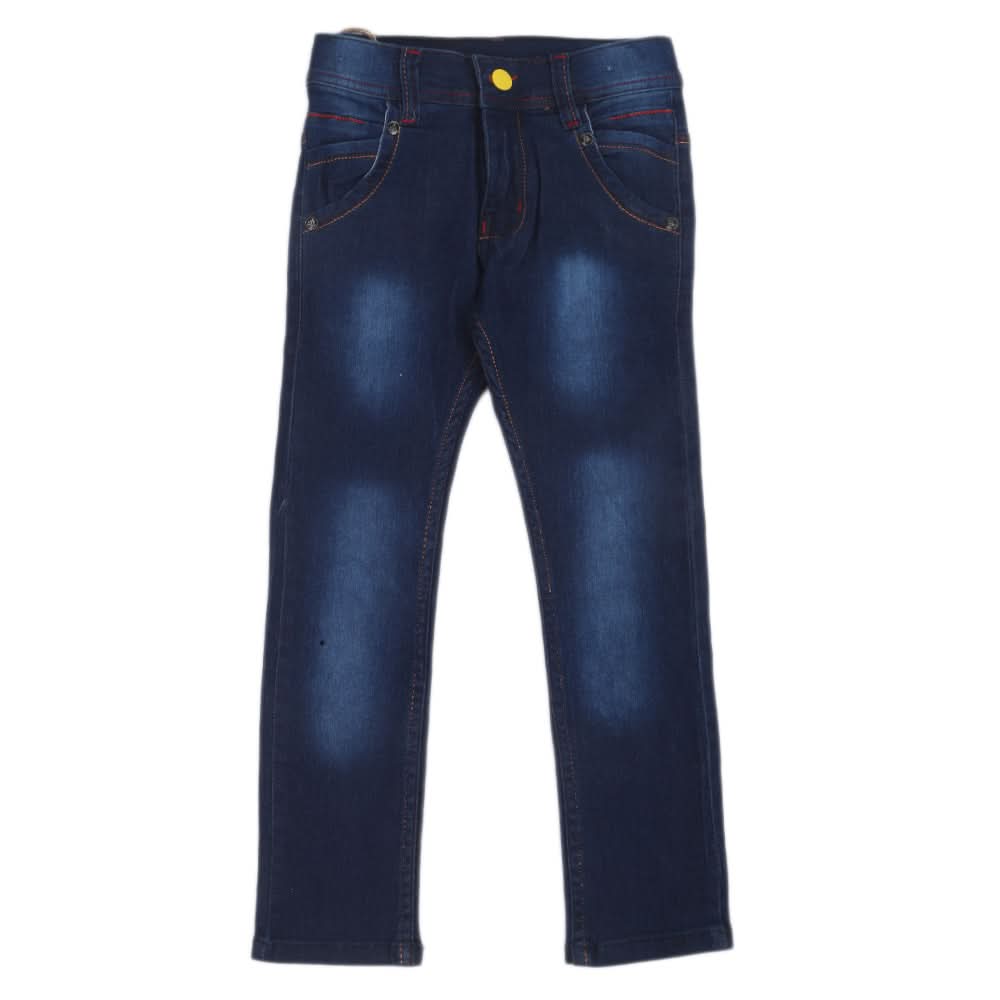 Boys Denim Pant Iz0B - Dark Blue, Kids, Boys Pants, Chase Value, Chase Value
