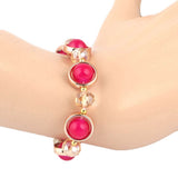 Women's Stone Bracelet - Pink - test-store-for-chase-value